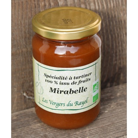 Purée de mirabelle biologique tartinable