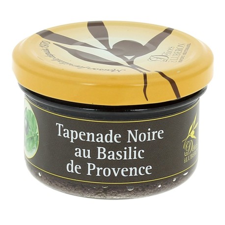 Tapenade d'olive noire au basilic