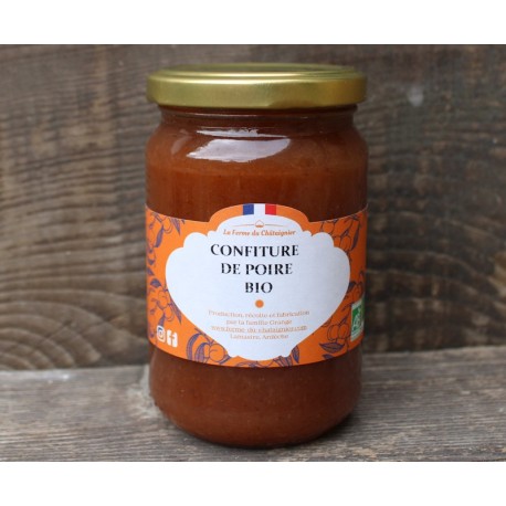 Confiture de poire biologique