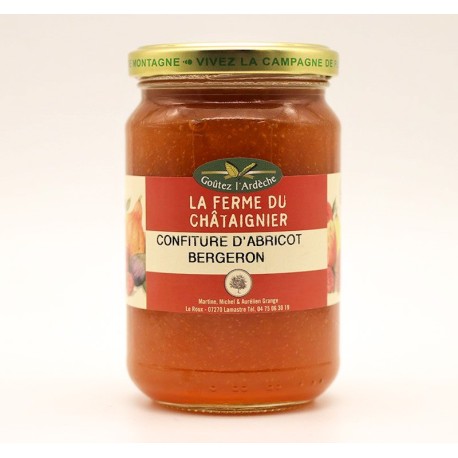 Confiture d'abricot bergeron biologique