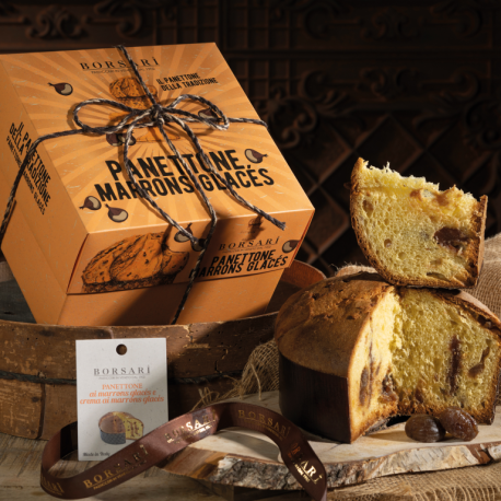 Borsari | Panettone aux marrons glacés