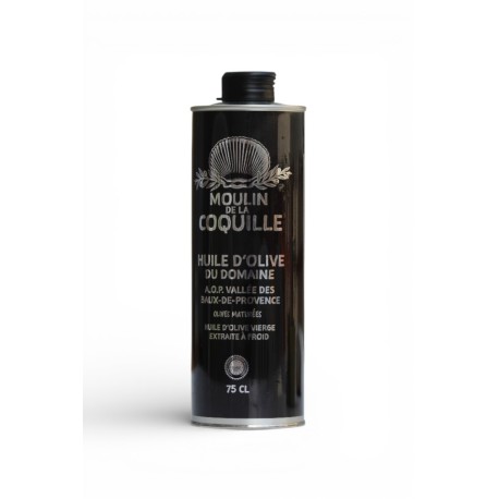 Moulin de la Coquille | Huile d'olive fruité noir