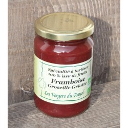 Framboise biologique sans sucre ajouté