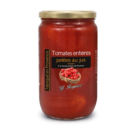 Tomates pelées au jus .Conserve Guintrand