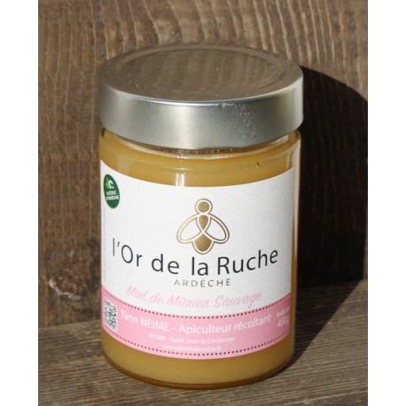 Miel de  mûrier sauvage d'Ardèche